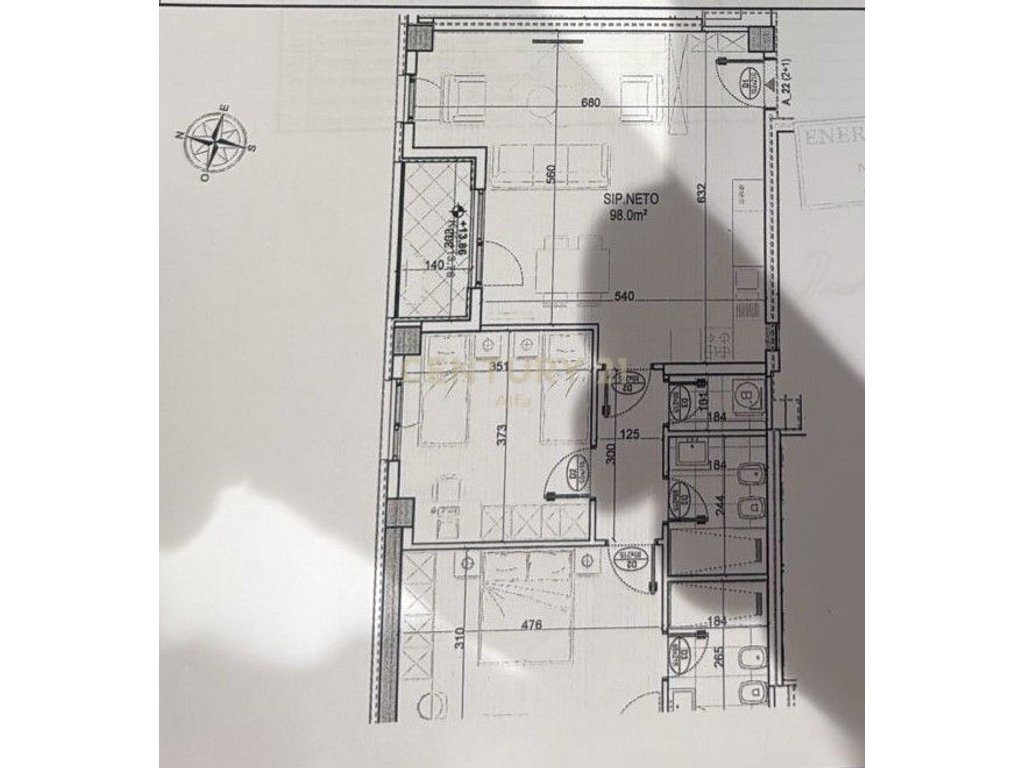 Shitet apartament 2+1+2 – Bulevardi i Ri, Orbital 3