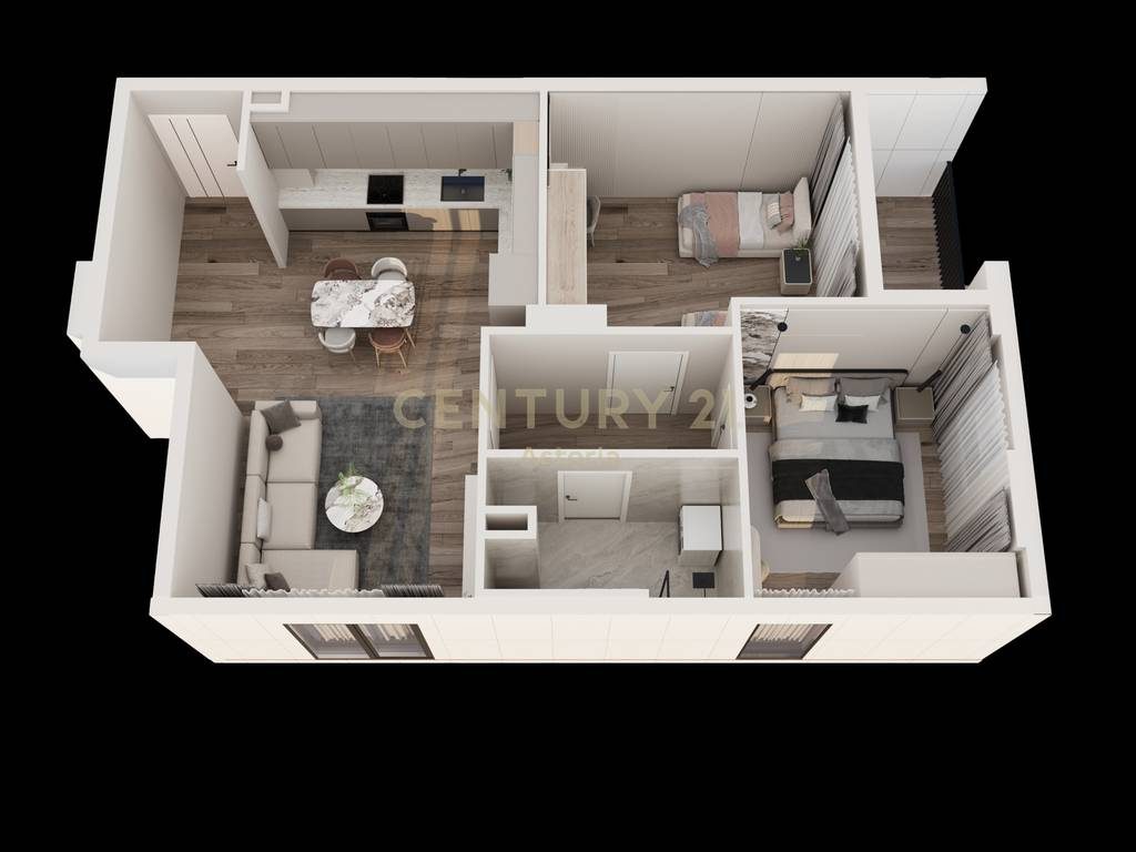 Shesim apartament 2+1 në rezidencën Phoenix – Yzberish