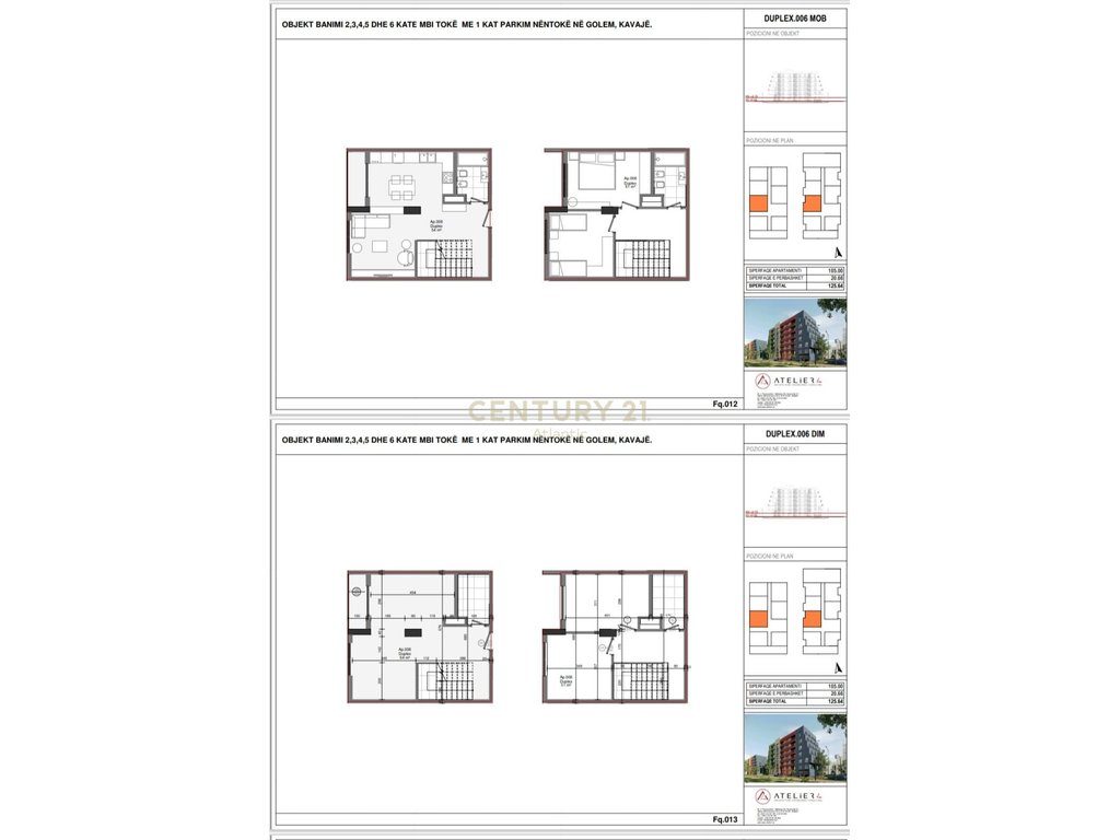 Duplex 1+2 Për Shitje në Golem, Durrës - 107,000€ | 125.64 m²