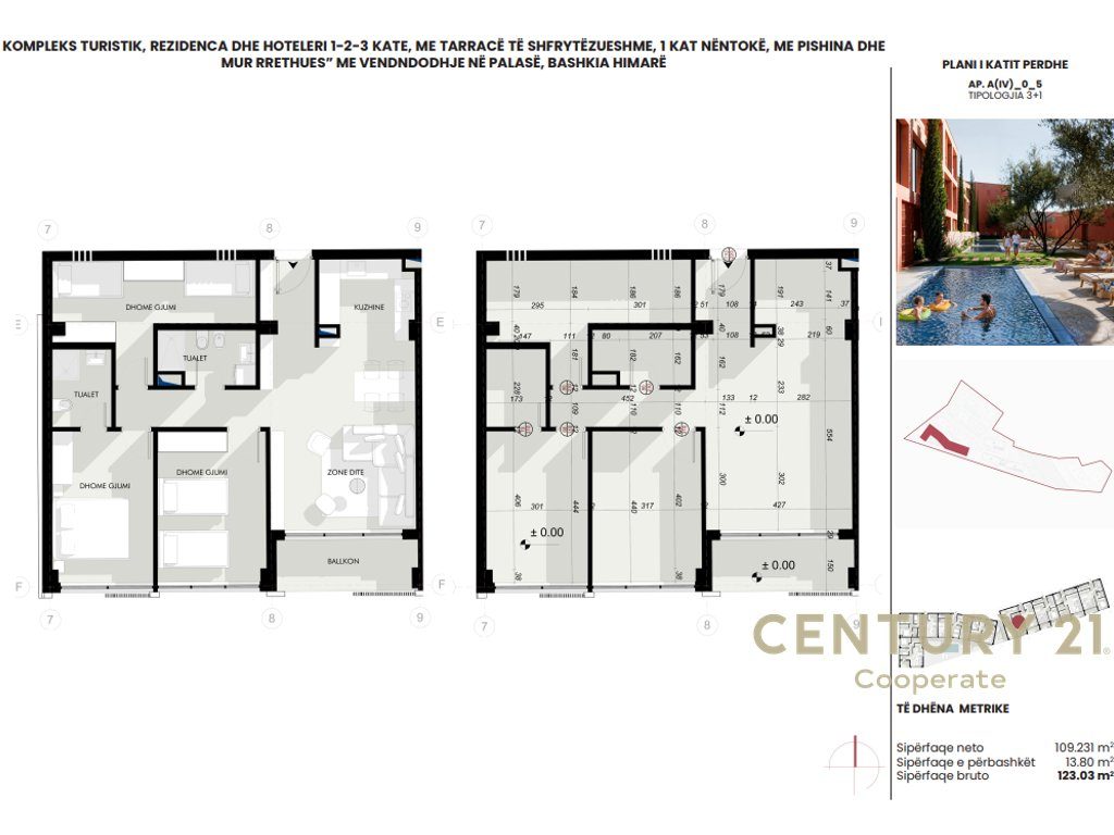 APARTAMENT 3+1 NE SHITJE NE "IONIAN PALASE" - 344,484€ | 123 m²