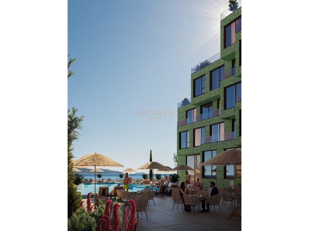 Apartament 1+1 për Shitje në Projekt të Ri me Pamje Anësore në Radhimë