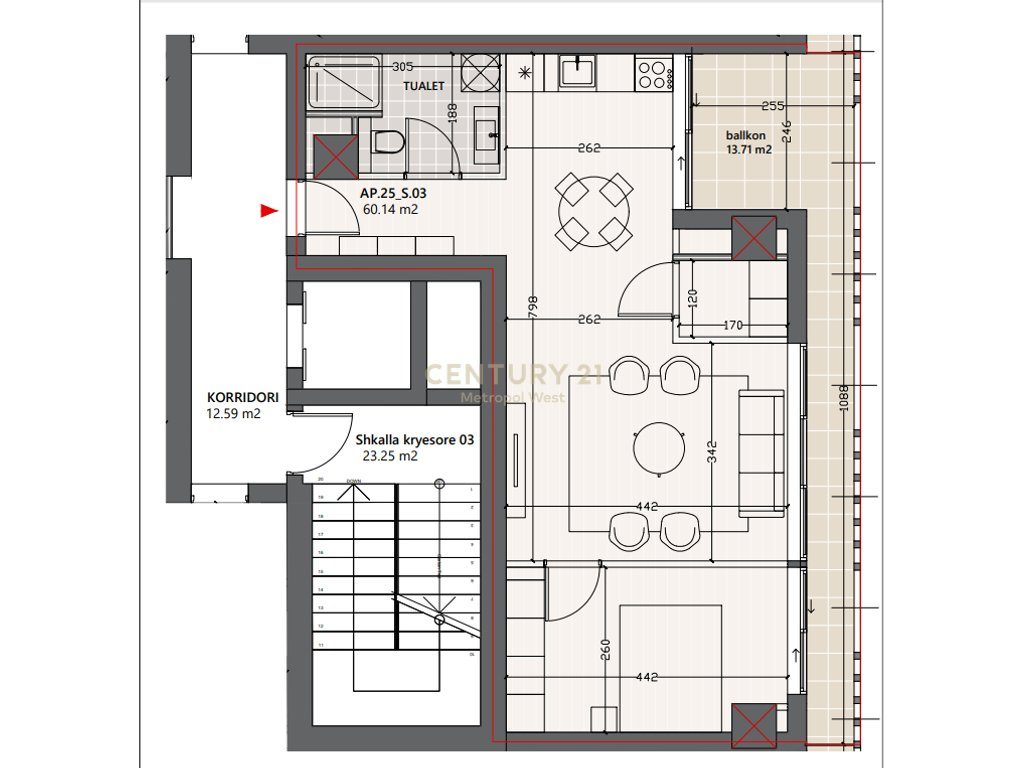 Apartament 1+1 Për Shitje në Vlora Marina!