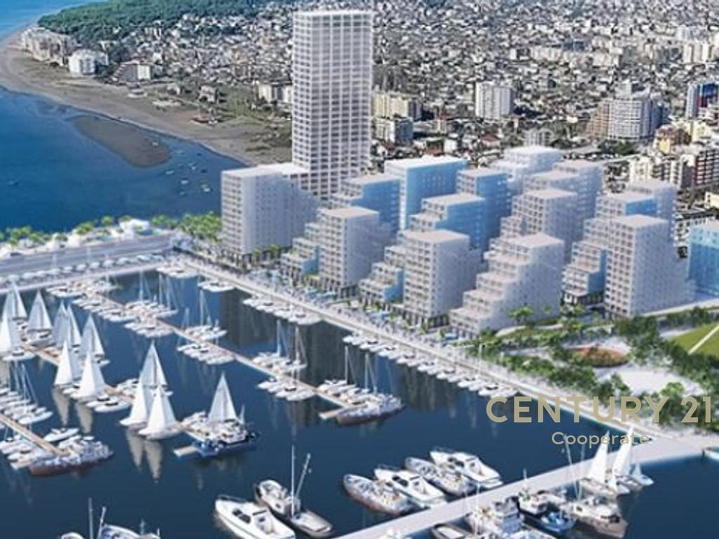 SHESIM APARTAMENT 1+1 ME PAMJE NGA DETI & POST PARKIMI - VLORA MARINA