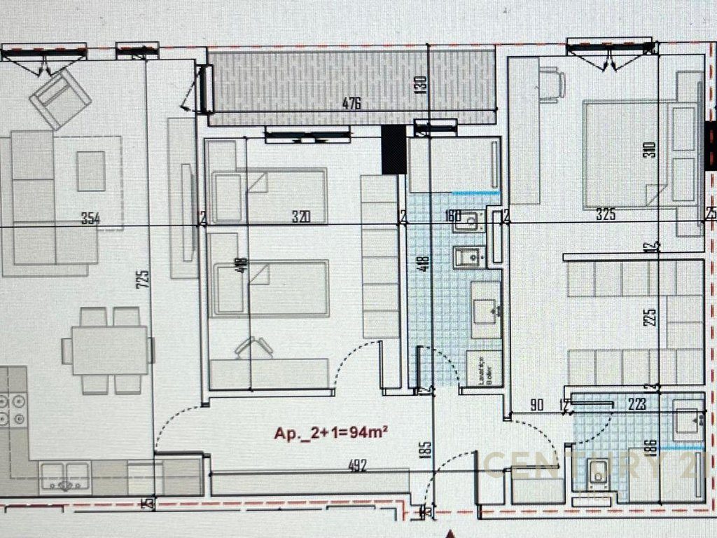 Shitet apartament 2+1+2, ne Rezidencen Ringside, Paskuqan!