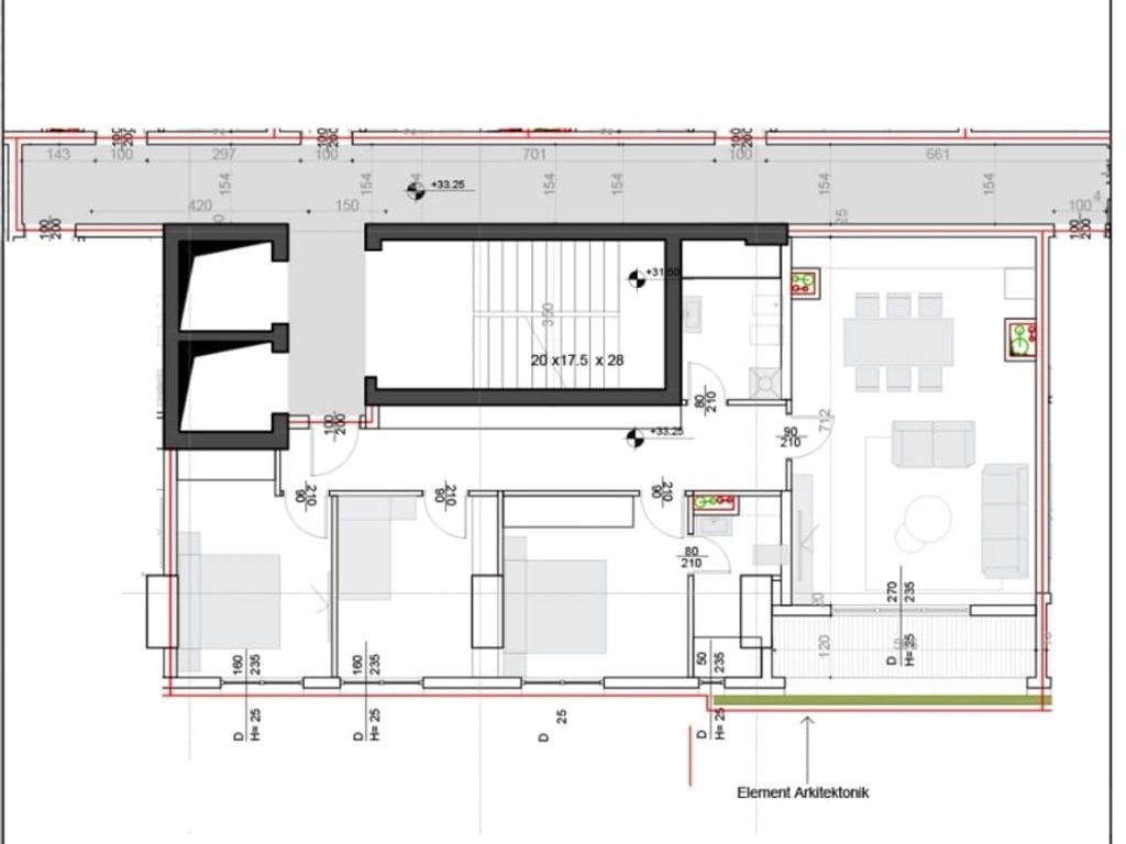 PER SHITJE APARTAMENT 3+1+2  TEK ARLIS SQUARE 21 !