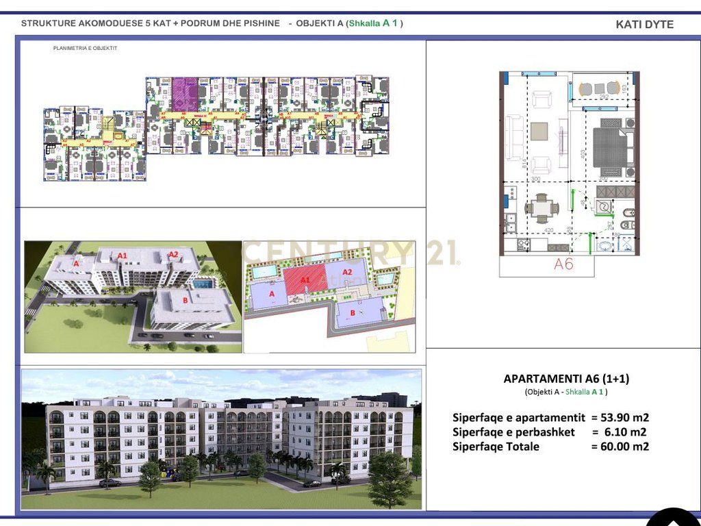 FILLUAN SHITJET! APARTAMENT 1+1 NE REZIDENCEN ME TE RE NE GOLEM  !