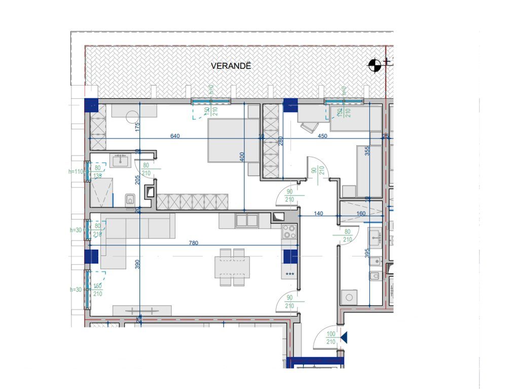 Shitet Apartament 2+1 – 113.53 m² Totale
