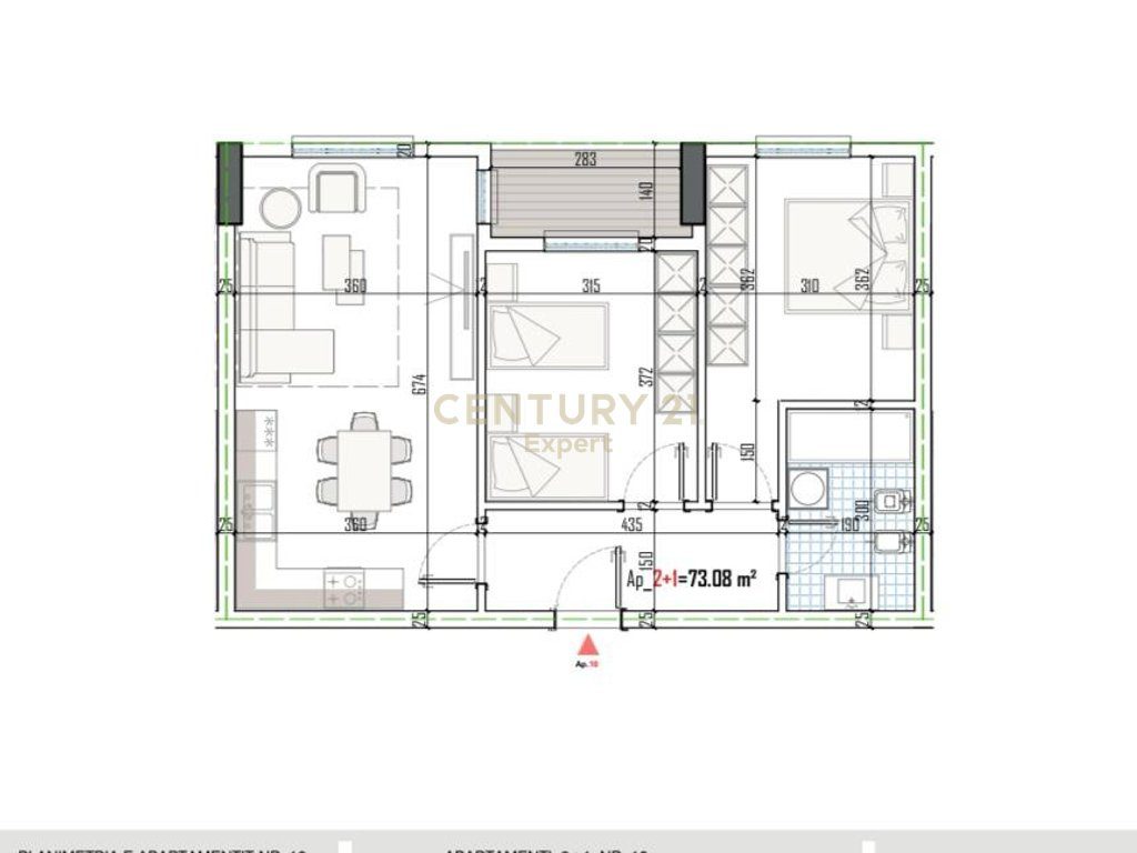 SHITET APARTAMENT 2+1 NE PASKUQAN