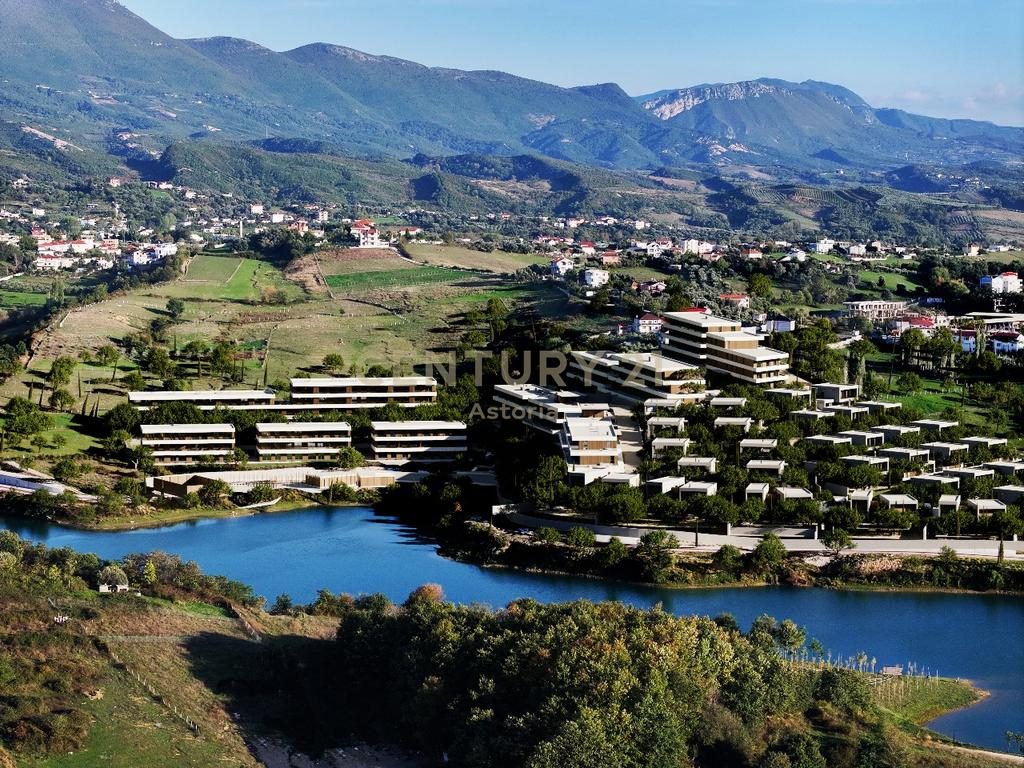 Apartament 3+1 me ballkon dhe pamje nga liqeni në rezidencën Farka Lake Front