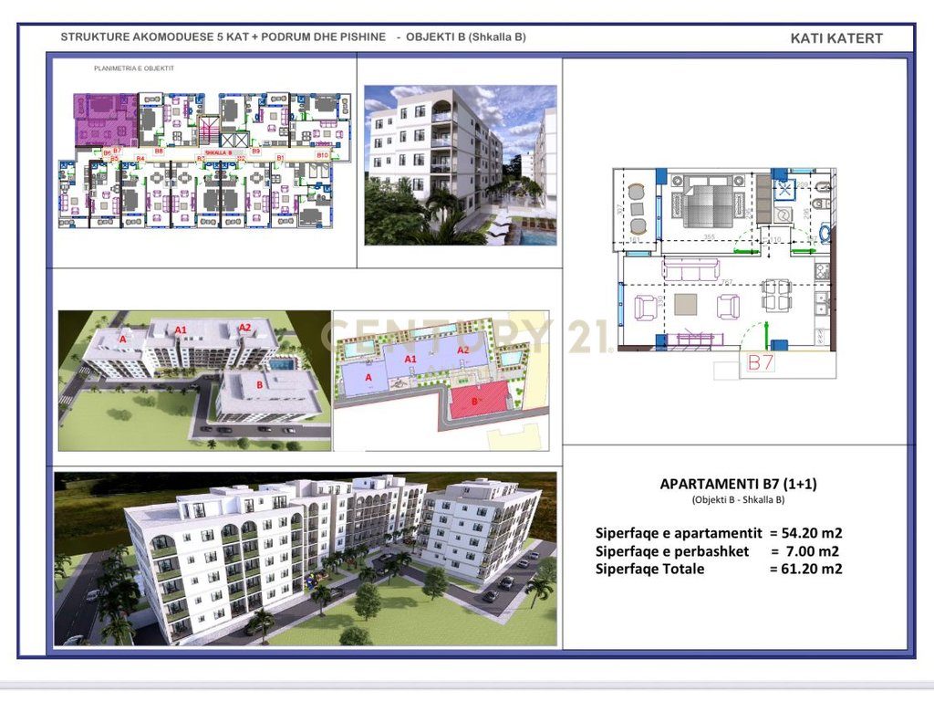 FILLUAN SHITJET! APARTAMENT 1+1NE REZIDENCEN ME TE RE NE GOLEM  !