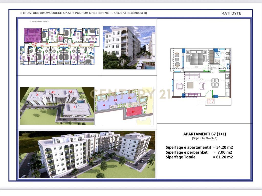 FILLUAN SHITJET! APARTAMENT 1+1NE REZIDENCEN ME TE RE NE GOLEM  !