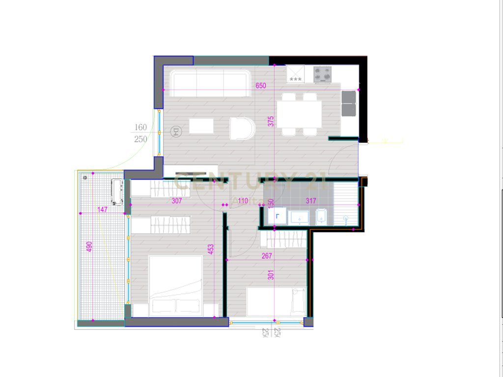 Apartament 2+1 Me Qira (Banim/Zyra), Stadiumi Dinamo