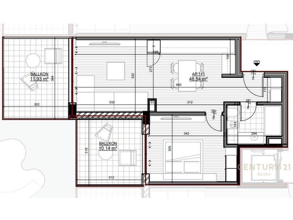 SHITET APARTAMENT 1+1 , SARANDE