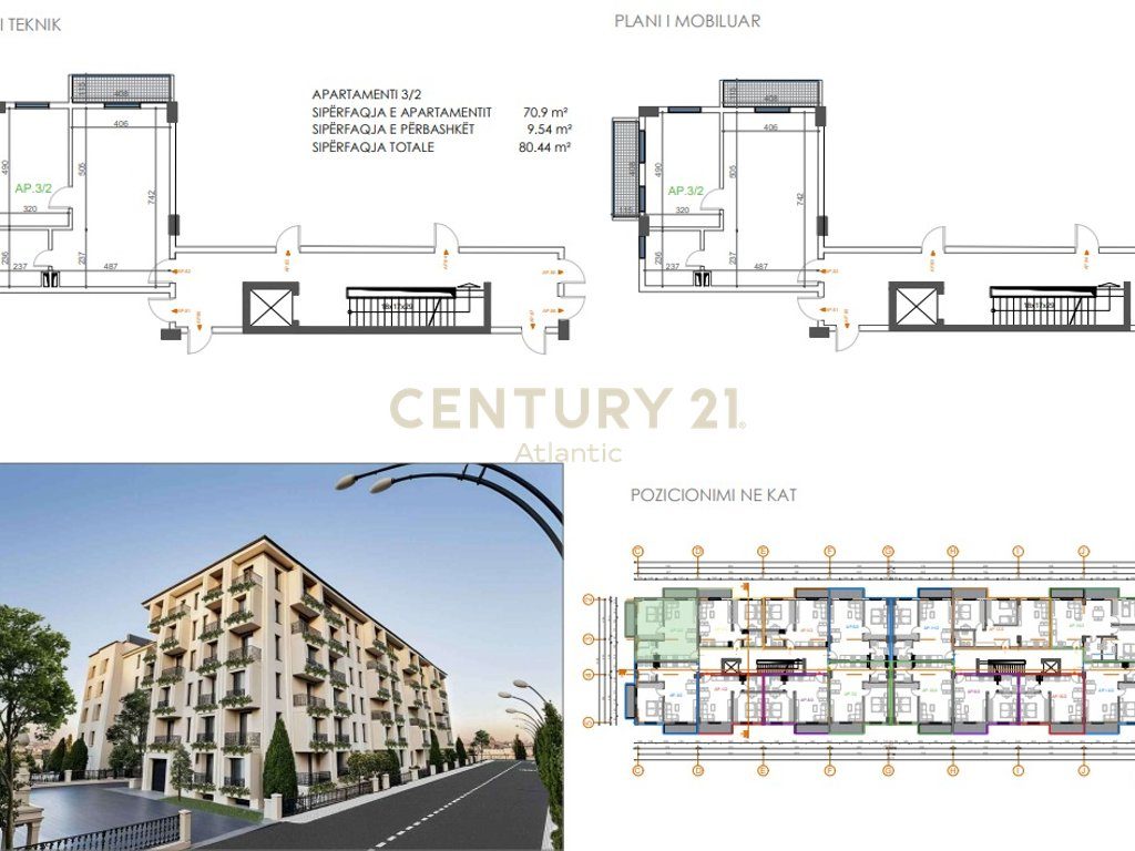 Apartament 1+1 Për Shitje  ndertim i ri në Golem, Durrës - 96,520€ | 80.44 m²