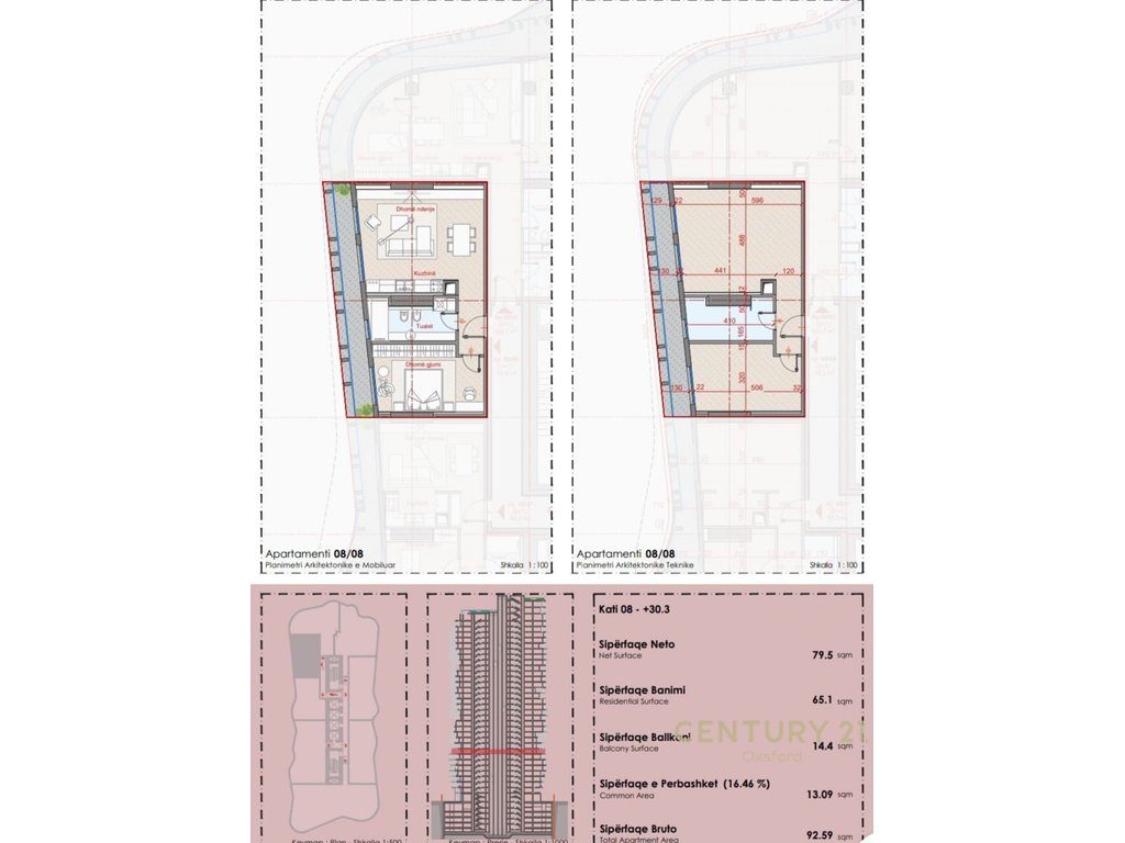 EKSKLUZIVE SHITET APARTAMENT 1+1+Ballkon TEK TOP SEVEN TOWER!