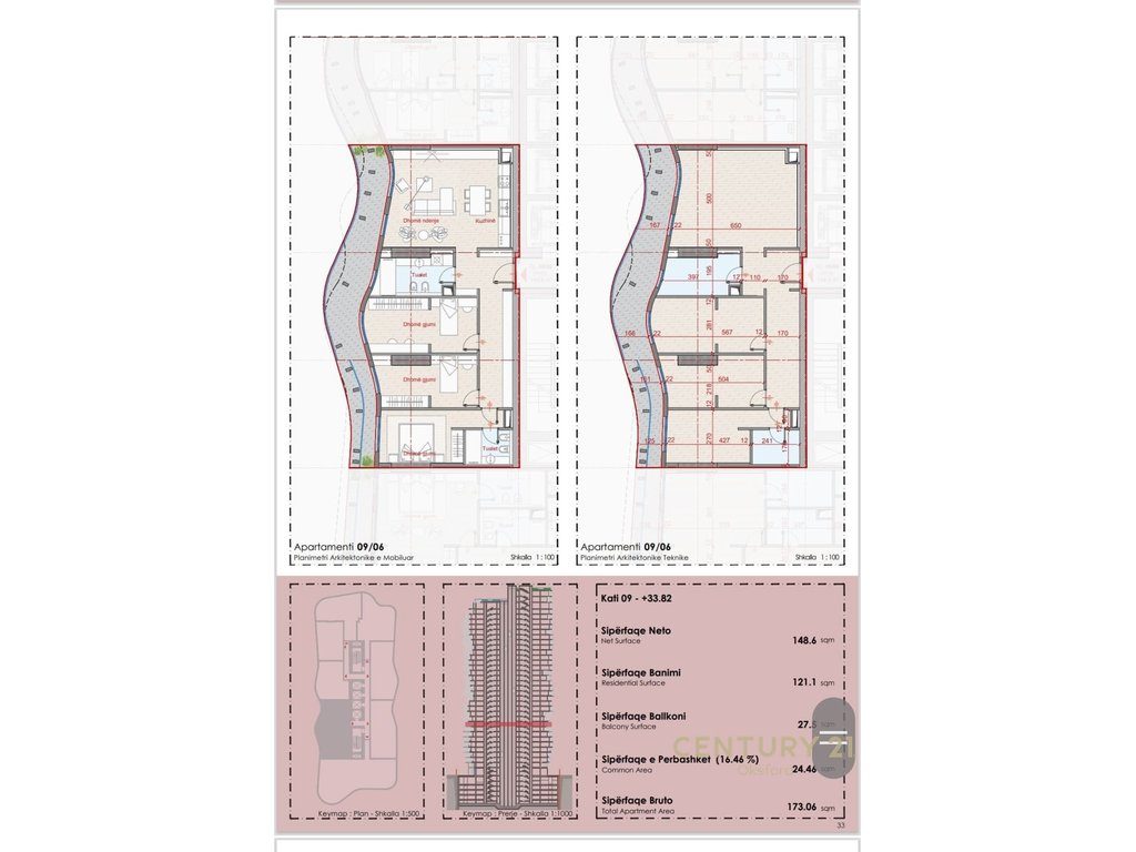 SHITET APARTAMENT 3+1+2 TEK TOP SEVEN TOWER!
