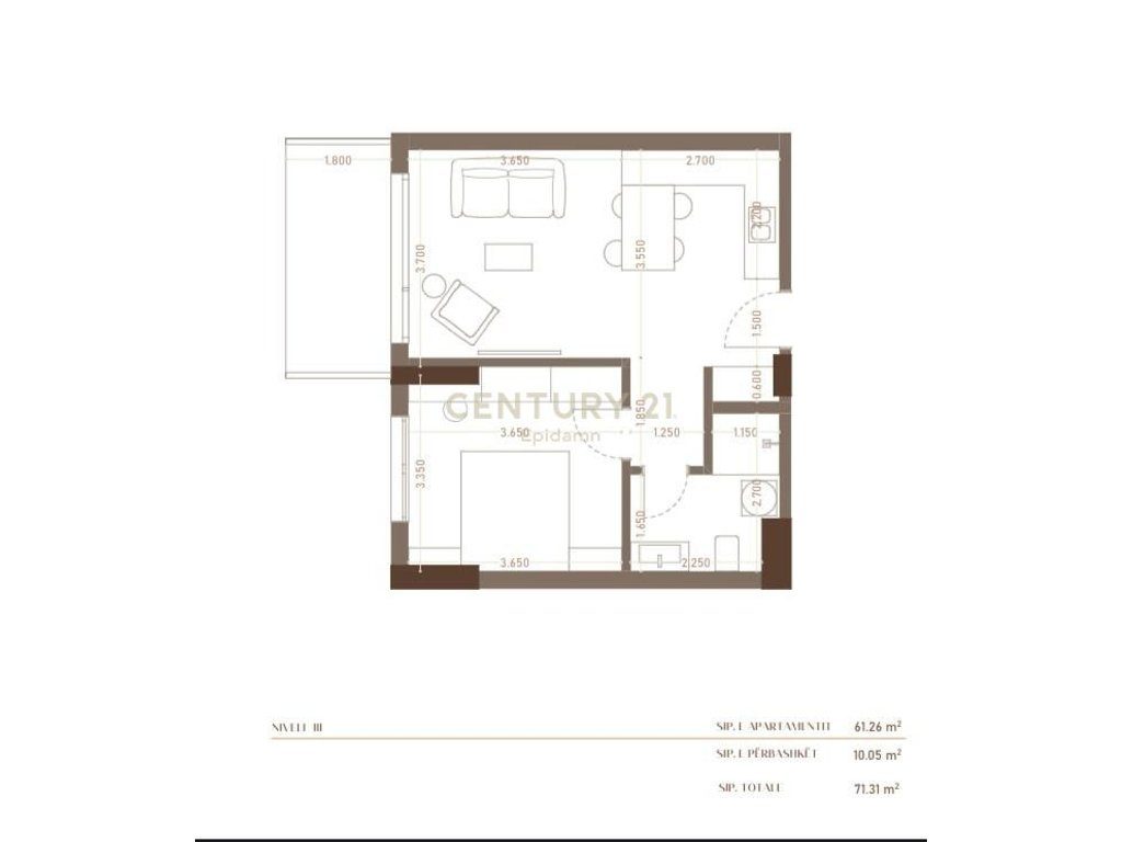 Apartament 1+1 për Shitje tek residenca ''HERA ''! 
Mundesi pagese me keste !