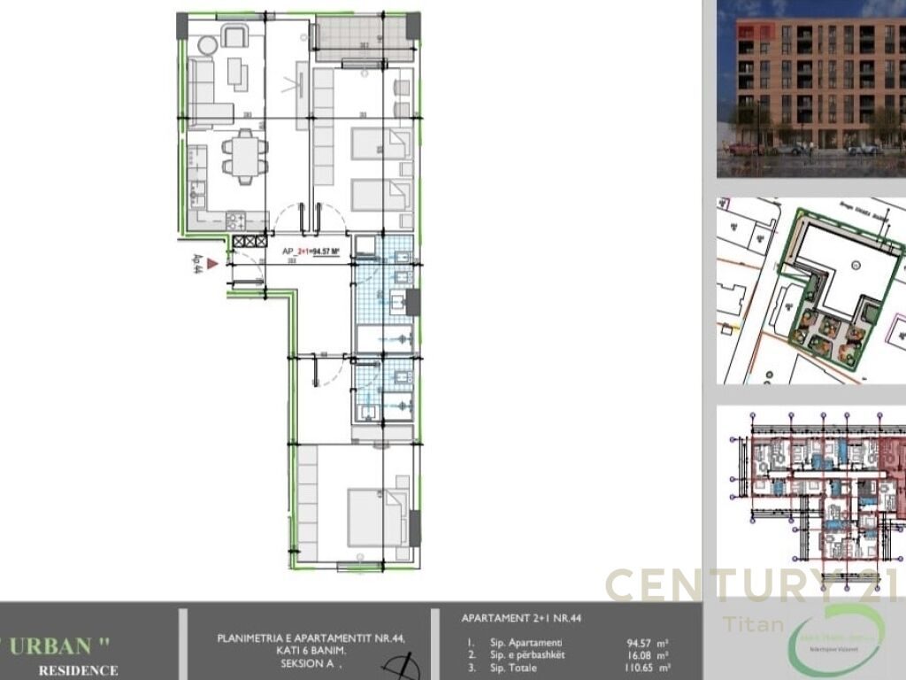 Apartament 2+1 per shitje ne Paskuqan