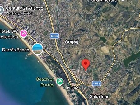 SHITET TOKE NE ARAPAJ ,DURRES - 8303m2 !