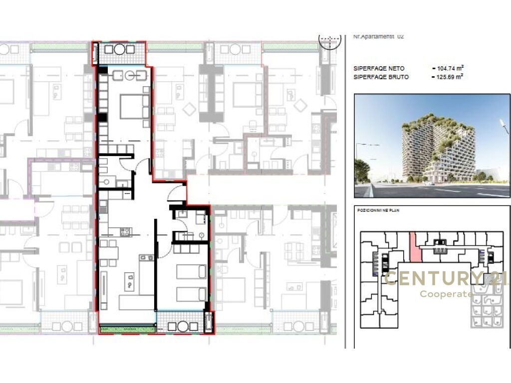 SHESIM APARTAMENT 2+1+2 TE "LION REZIDENCES 2"