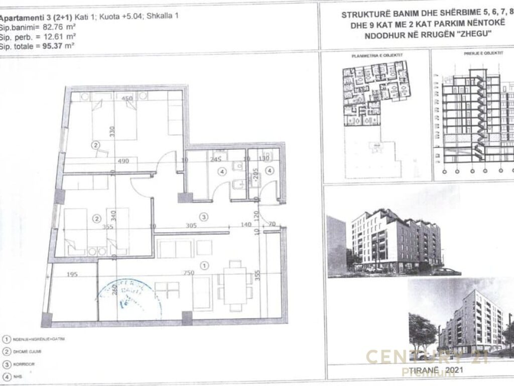 SHITET APARTAMENT 2+1+2 NE ALI DEM!