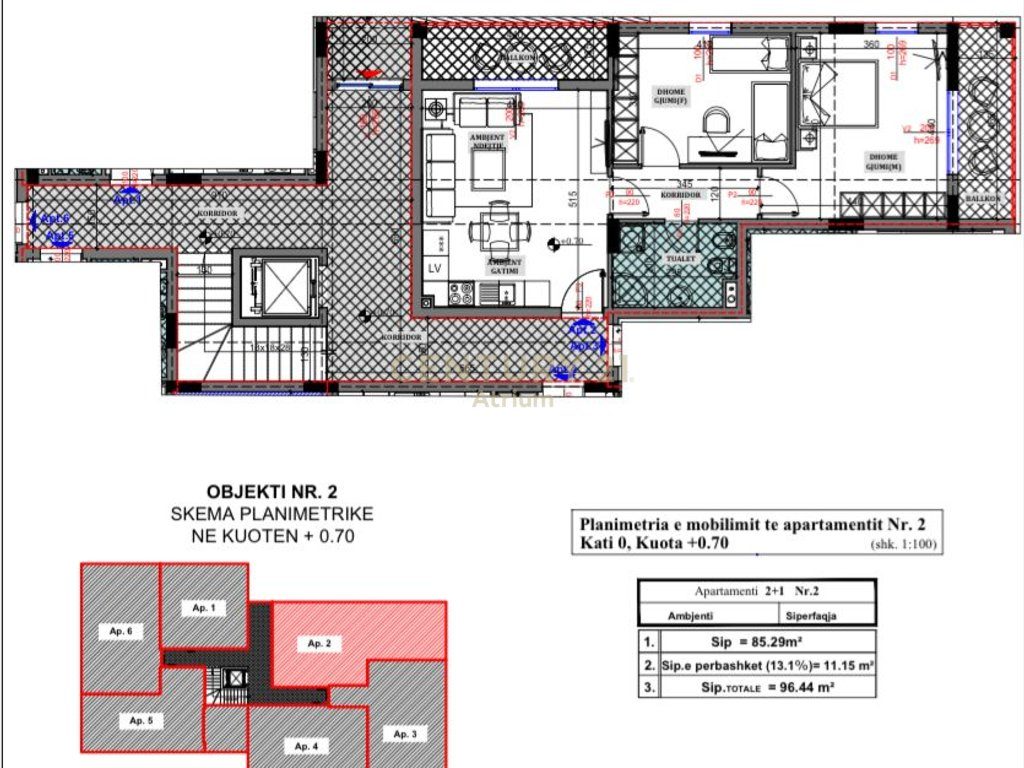 ESKLUZIVE! APARTAMENT 2+1 PER SHITJE NE SAUK TE VJETER!
