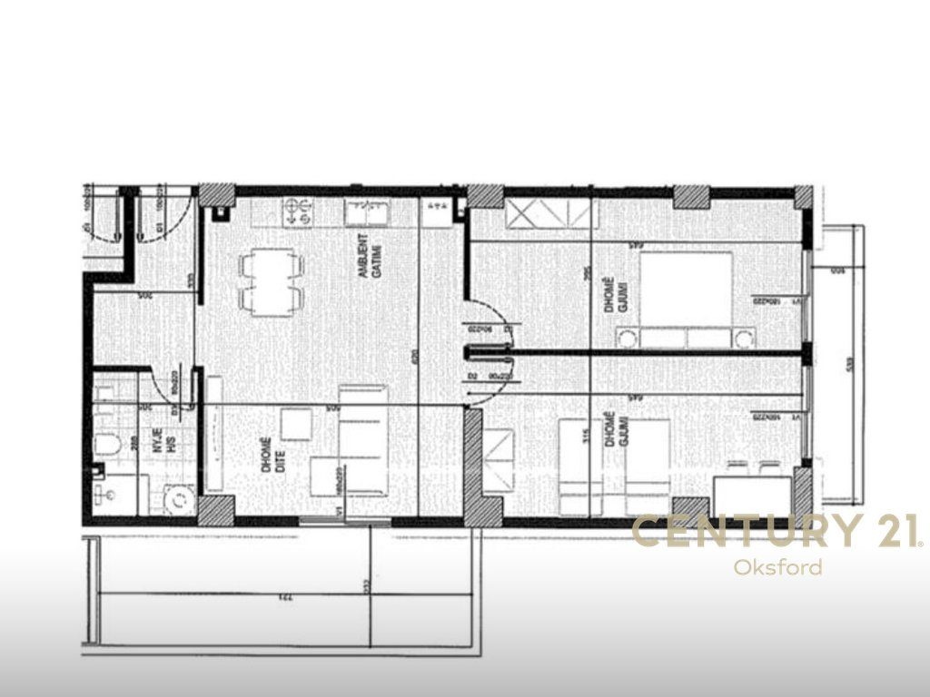 APARTAMENT 2+1+2, TEK ISH FUSHA E AVIACIONIT PER SHITJE