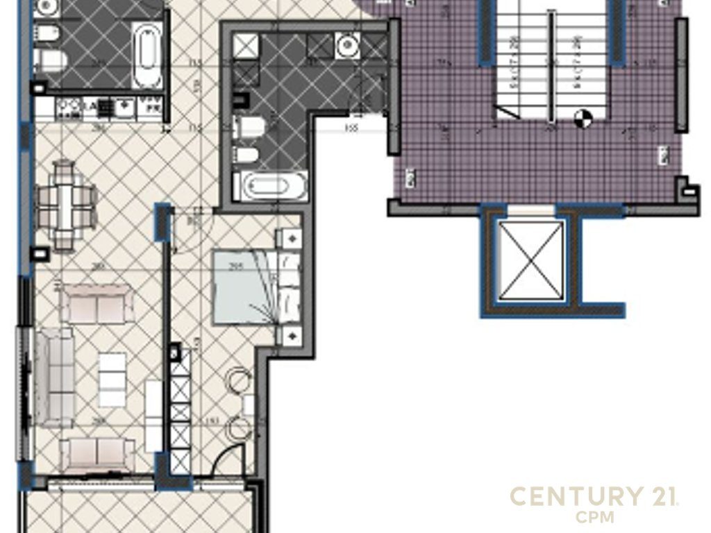Apartament 1+1 në Shitje ngjitur me Rezidencen Kodra e Diellit 1