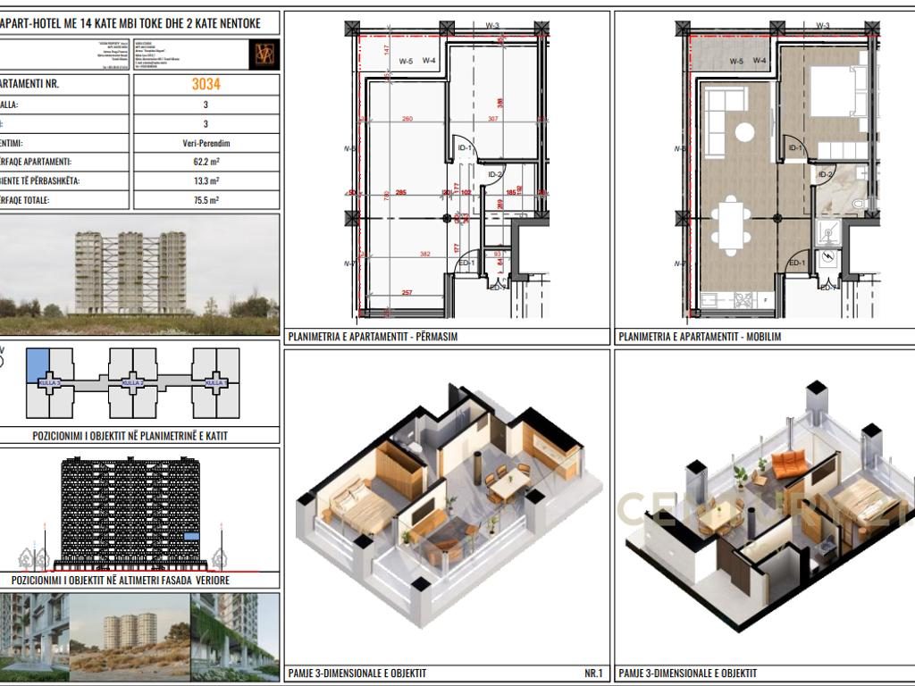 3 GARDENS RESIDENCE , INVESTIMI I VITIT NË BREGDET – REZIDENCA ELITARE NË QERRET  !!