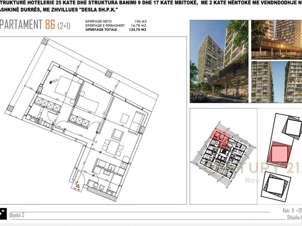 "DESLA TOWER" RESIDENCE , standardi i ri i jetesës premium, harmoni, lartësi, stil !!!