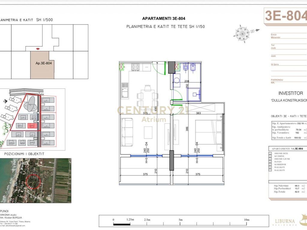 EKSKLUZIVE: SHITET APARTAMENT 1+1 TEK REZIDENCA LIBURNA, GOLEM!!