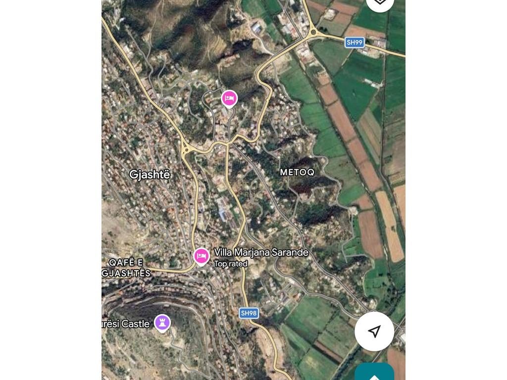 Tokë për shitje në periferi të Sarandës, Metoq - 60,000€ | 500 m²