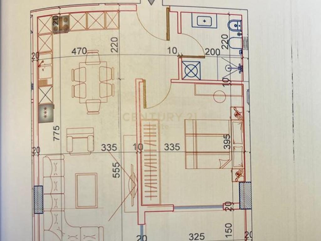 Shitet Apartament 1+1 në Rrugën OSBE, Kamëz – Ndërtim i Ri me Verandë
