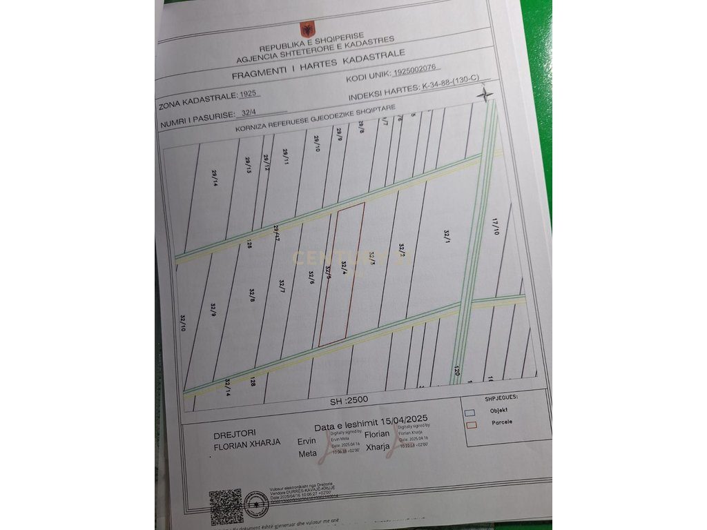 SHITET TOKE NE HAMALLAJ, DURRES - 8670m² !!