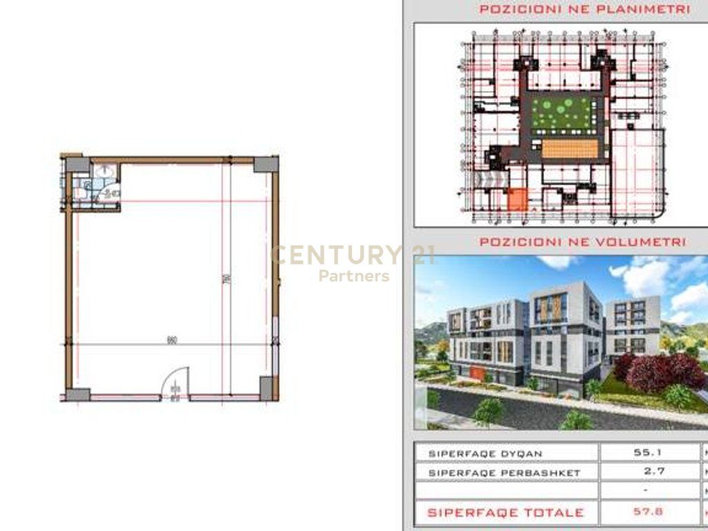 Ambient KOMERCIAL në shitje – tek Relux Residence, Shkozë, Tiranë