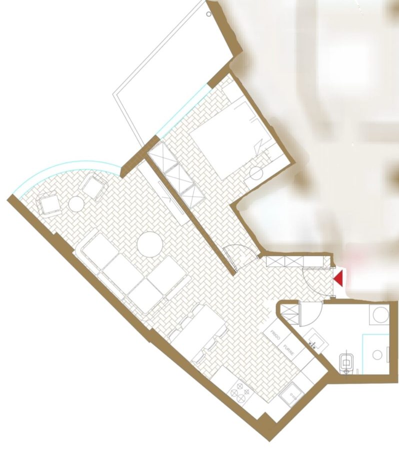 Apartament 1+1 për shitje në Astir!