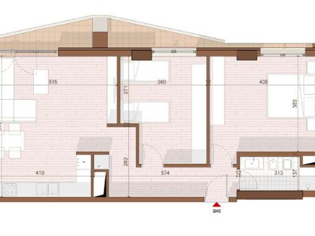 SHITET APARTAMENT 2+1 NE SHENGJIN