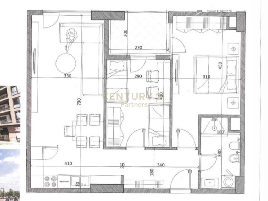 APARTAMENT 2+1 NË SHITJE NË KAMËZ QENDËR – NDËRTIM I RI