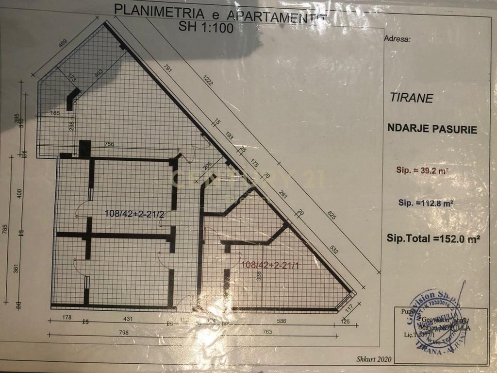 RRAPO HEKALI, SHESIM APARTAMENT 2+1