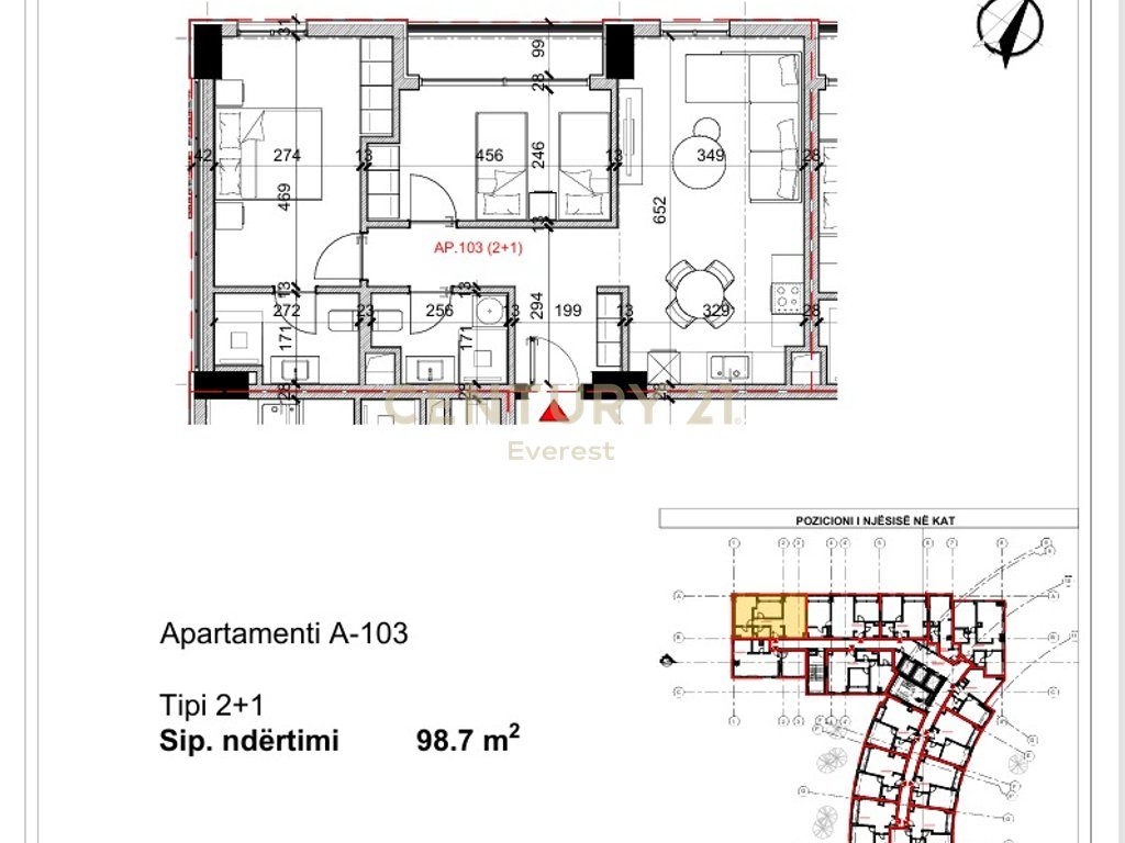 RRUGA BARDHYL – SHESIM APARTAMENT 2+1+2