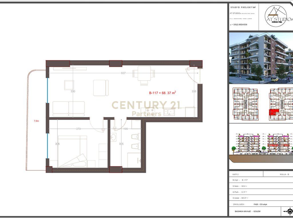 SHITET APARTAMENT 1+1 NË GOLEM – CMIM KLERINGU, PRANË PLAZHIT