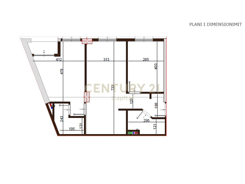 Apartament 2+1+2 për shitje tek Bulevardi i Ri!