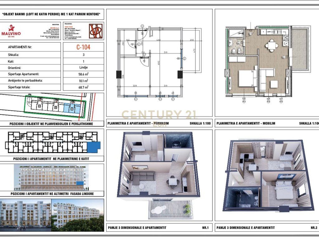 LA MER RESIDENCE NE GOLEM SHITET APARTAMENT 1+1 !