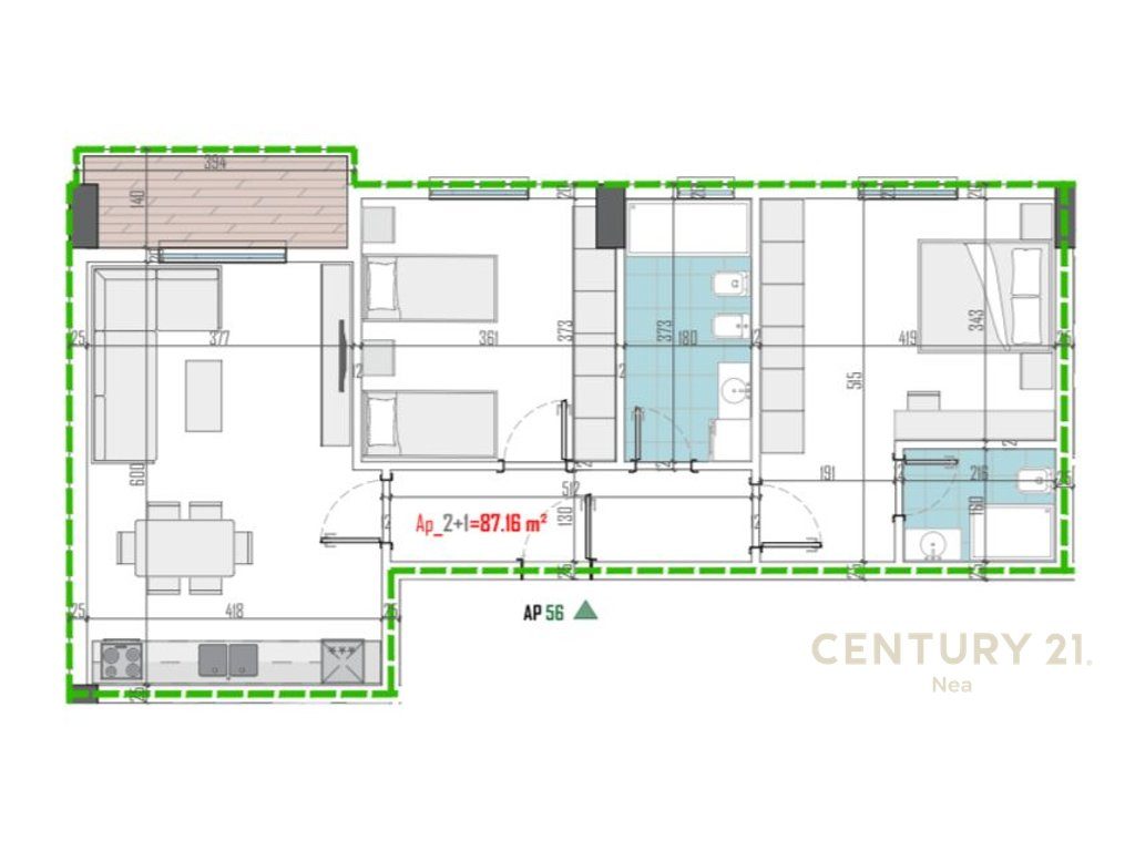 APARTAMENT 2+1 PER SHITJE TE ARDEN HILL