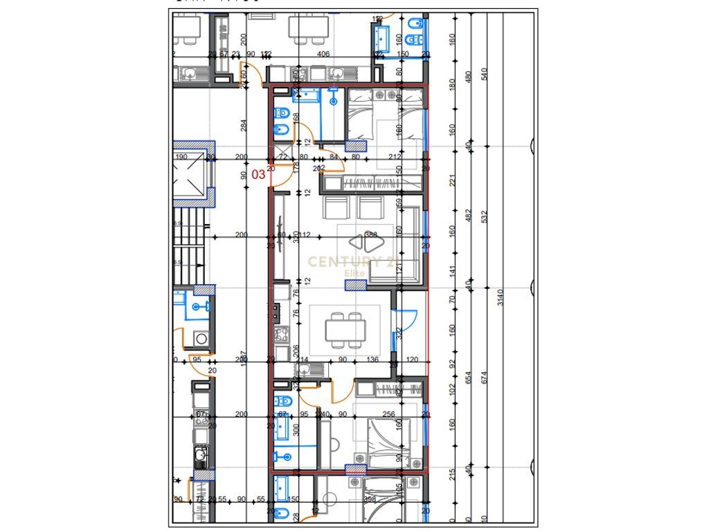 Shitet Apartament 2+1+2 në Kompleksin White Power, Kamez Qendër, Tiranë