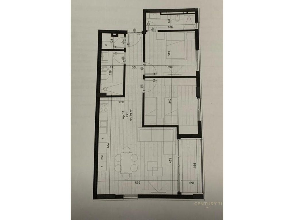 SHITET APARTAMENT 2+1+2 TEK "PARK HOUSES"