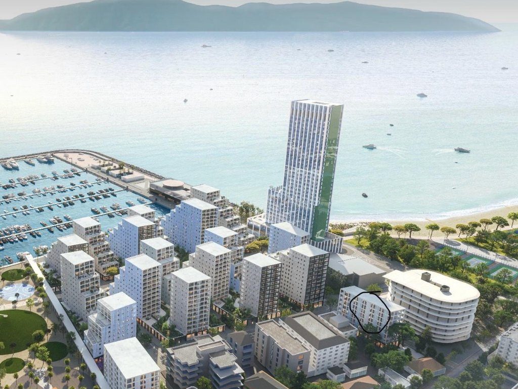 SHITET APARTAMENT 1+1 ME PAMJE NE DET TEK VLORA MARINA,SE BASHKU ME POST PARKIM !