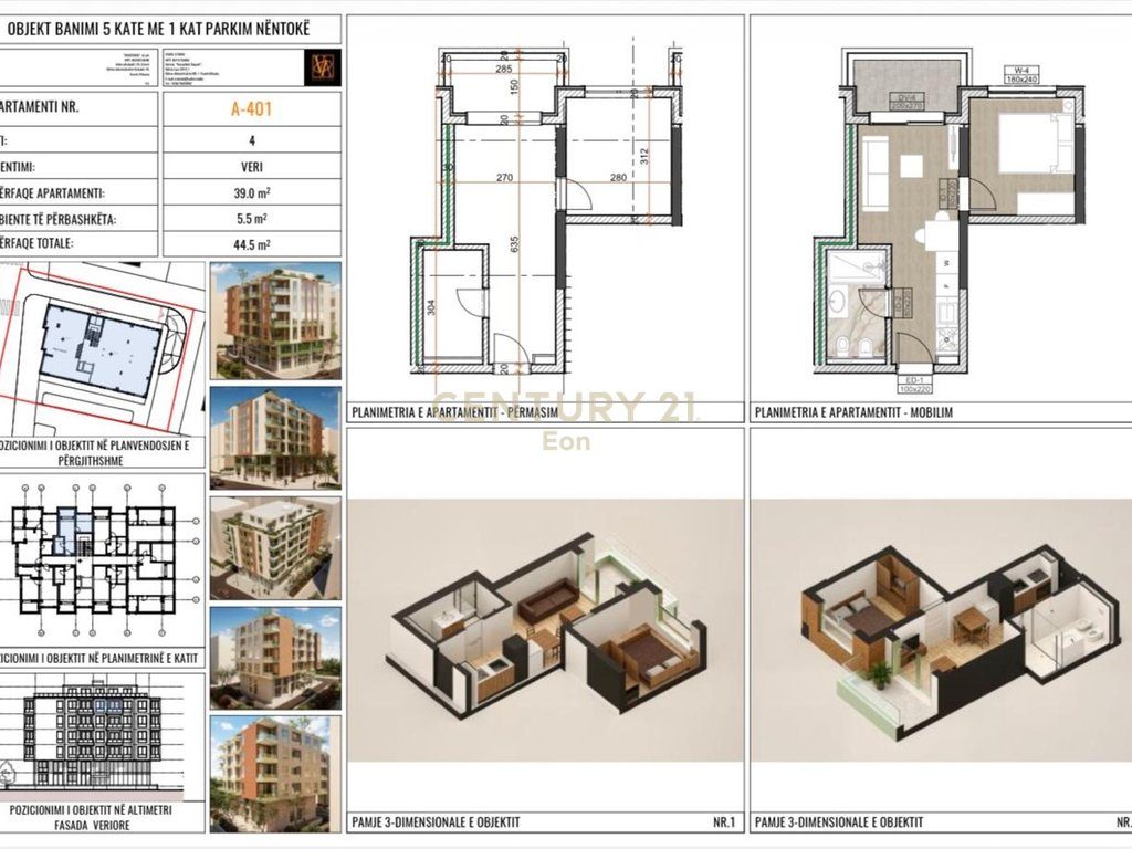 GIOIA RESIDENCE MUNDESI PAGESE ME KESTE , SHITET APARTAMENT 1+1 !