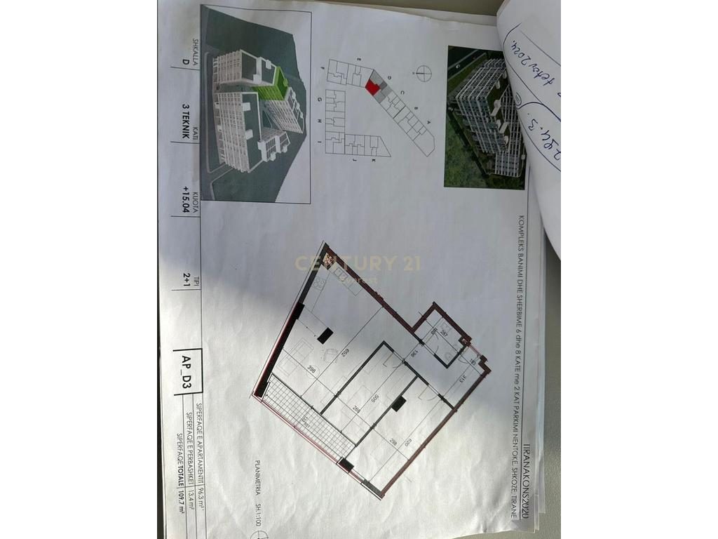 +FOREST RESIDENCE, SHESIM APARTAMENT 2+1 +1POST PARKIMI