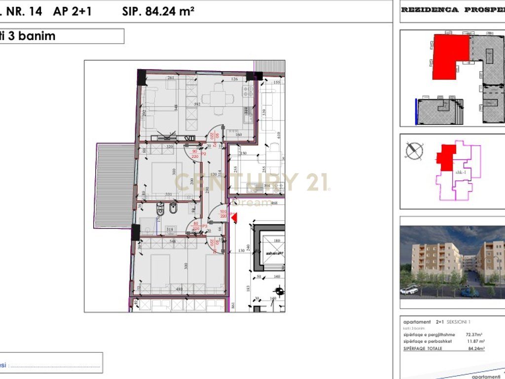 Apartament 2+1 për Shitje – Kompleksi “Kodra e Liqenit”, Paskuqan